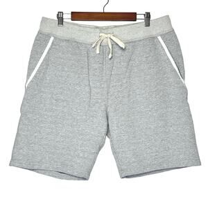 Carbon2Cobalt | Men | Heather Gray Cotton Drawstring Sweat Shorts | Size XL